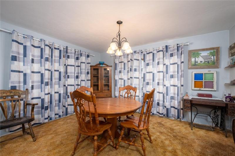 Formal dining area