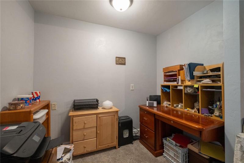 Office nook in third living area