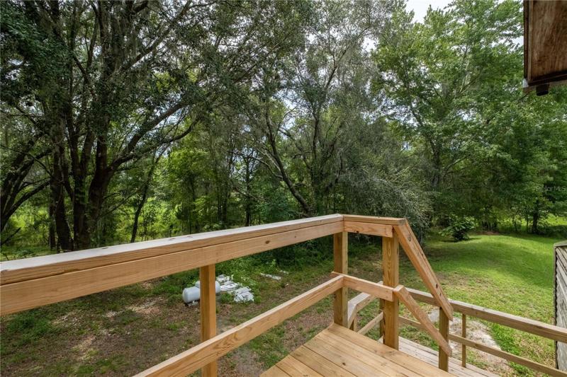 Balcony off of master bedroom upstairs