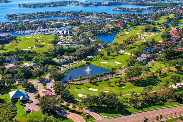 Western facing views of the community towards St. Pete Beach