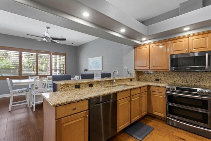 Tons of natural light in the family room
