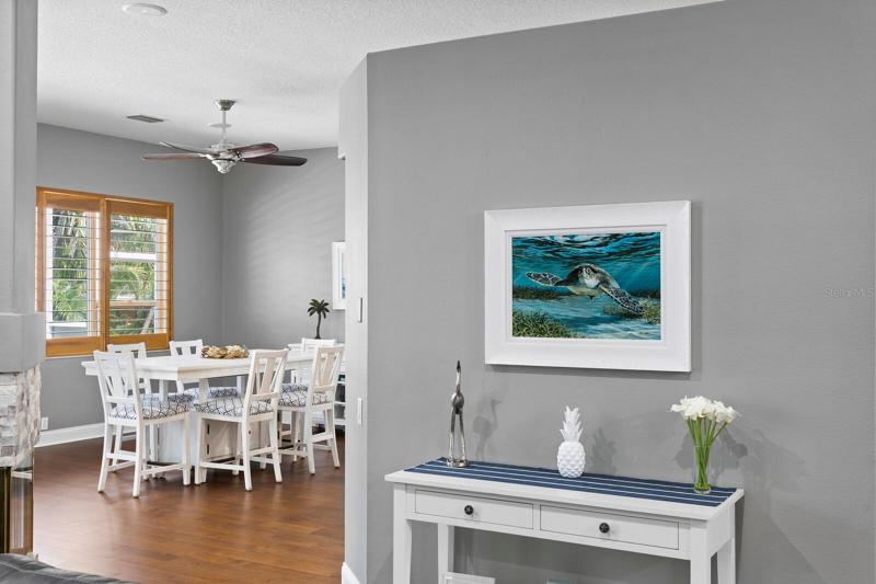 Back through the foyer to the family room