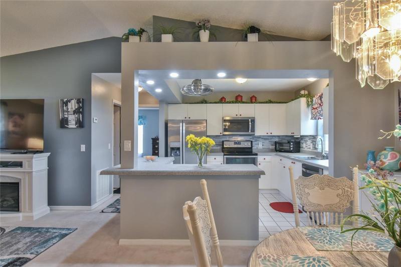 Kitchen from view of Dining Room