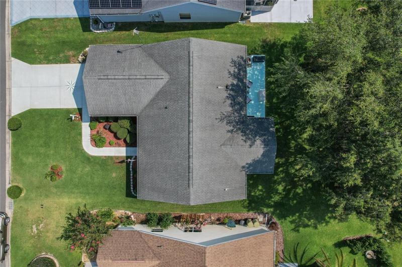 Drone Shot Overview of the House