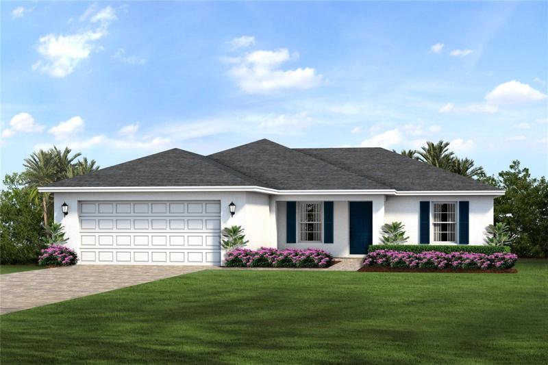 SANIBEL ELEVATION RENDERING Pictures, renderings, & virtual tour are of similar home & are used for display purposes only.