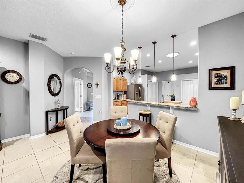 Room for a large table and many guests