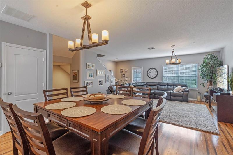 Open floor plan perfect for entertaining.
