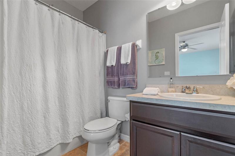 En-suite bathroom to bedroom two.