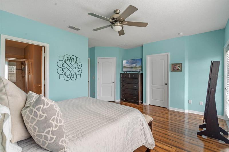 Master suite on the third level.