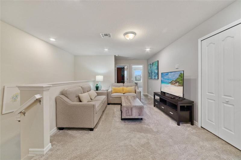 The generous second floor offers a BONUS/LOFT area for additional flexible living space and the remaining bedrooms including a tranquil primary suite!