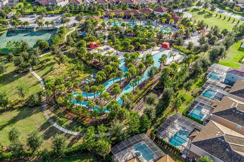 Explore the recreation center with a resort style pool, LAZY RIVER, sports courts, clubhouse, FITNESS CENTER and so much more!