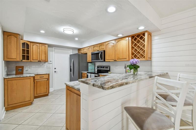 Beautiful solid wood cabinetry