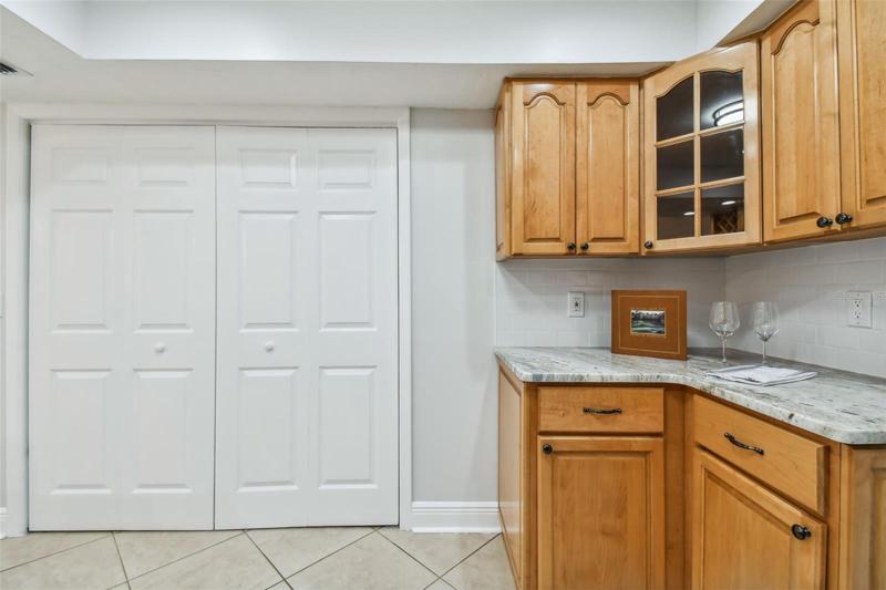 Large pantry & more cabinets!
