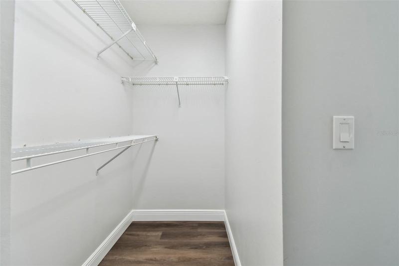 2 of 2 master walk-in closets!
