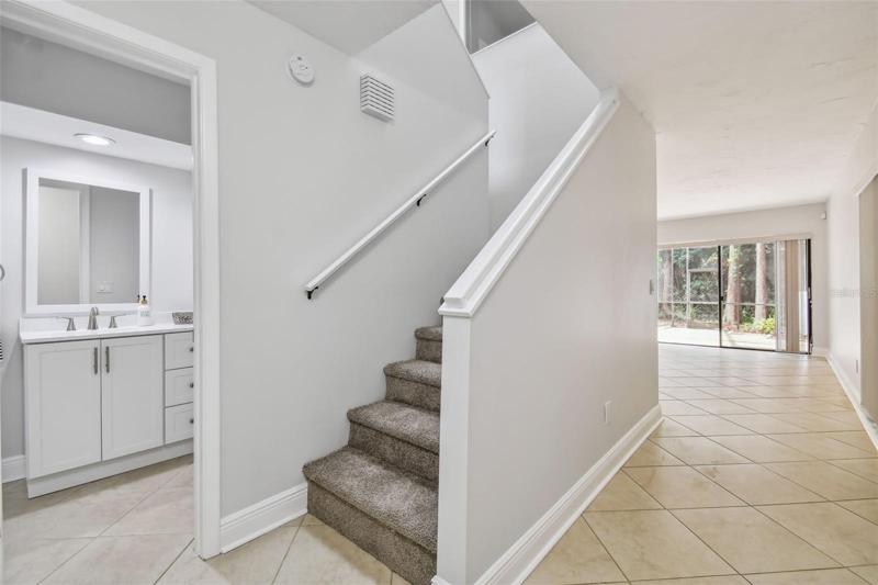 1st floor half bath