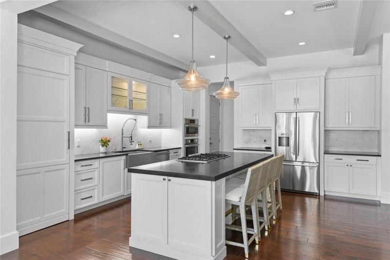 Gourmet kitchen