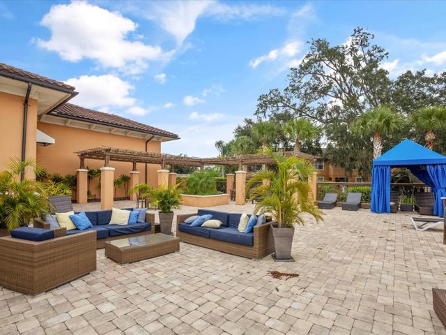Community Pool Cabana Area