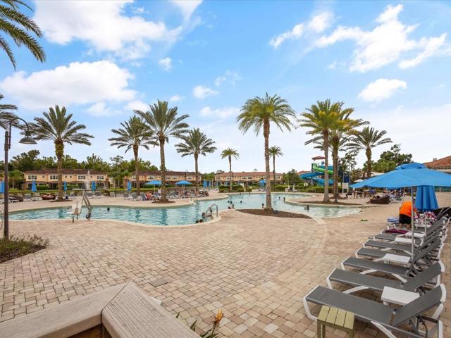 Community Pool Cabana Area