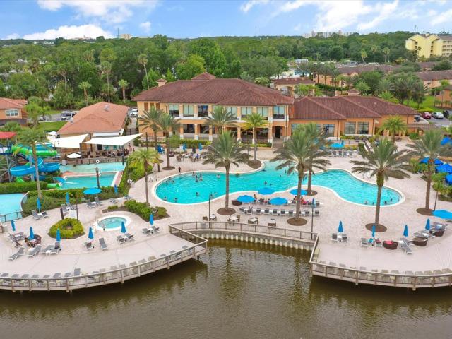 Arial View of Community Pool & Amenities