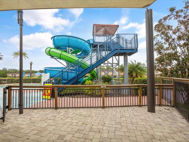 Community Pool Slide