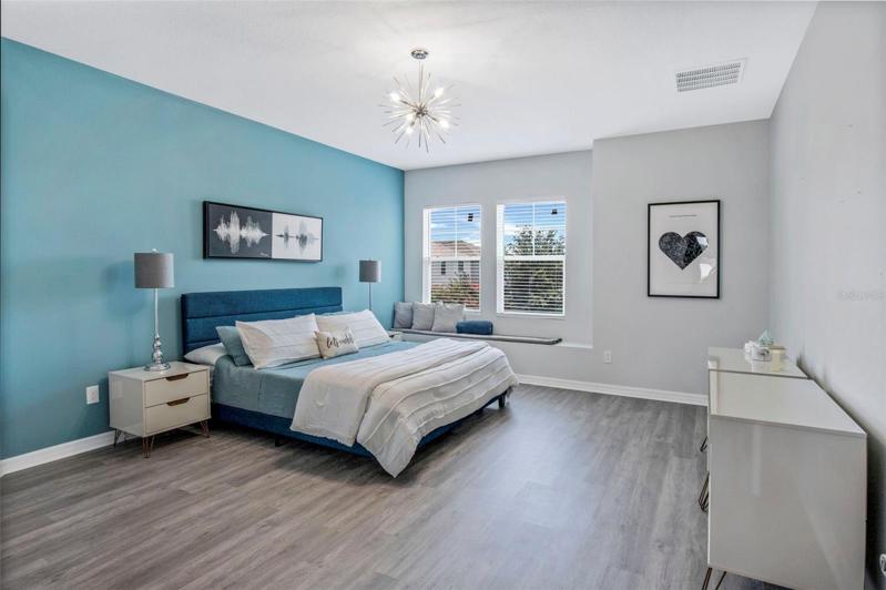 Primary Bedroom with Window Seat