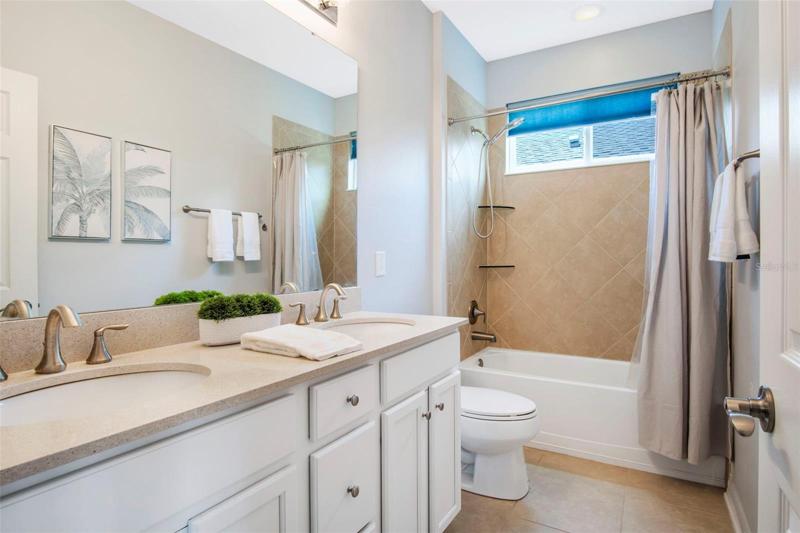 Full Bathroom with dual sinks