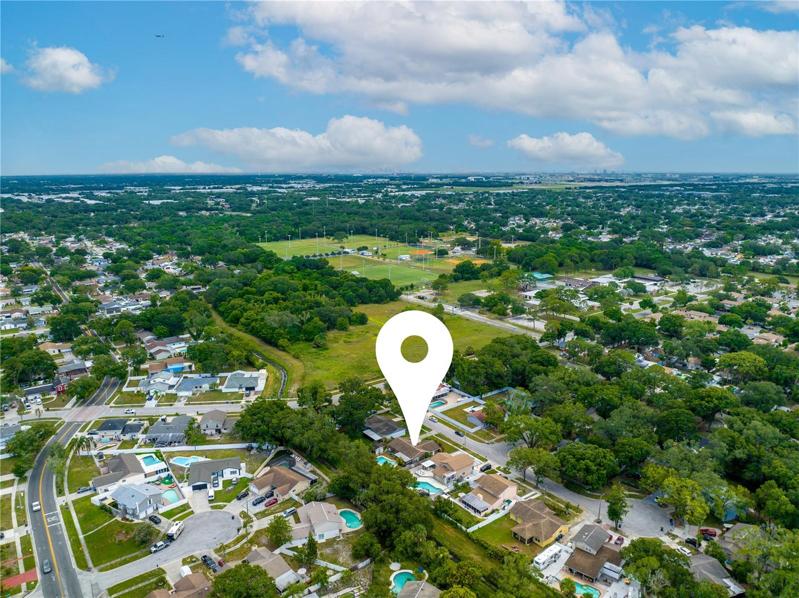 Located in beautiful Twin Oaks Neighborhood close to Raymond James, Airport, and Causeway to the beaches.