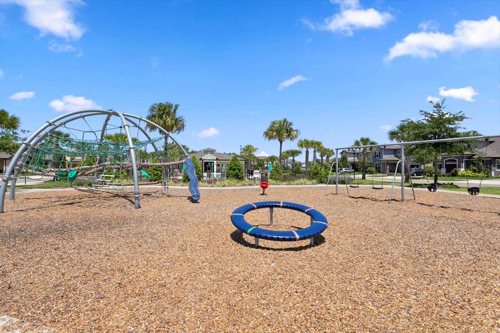 Community playground in Birchwood Preserve