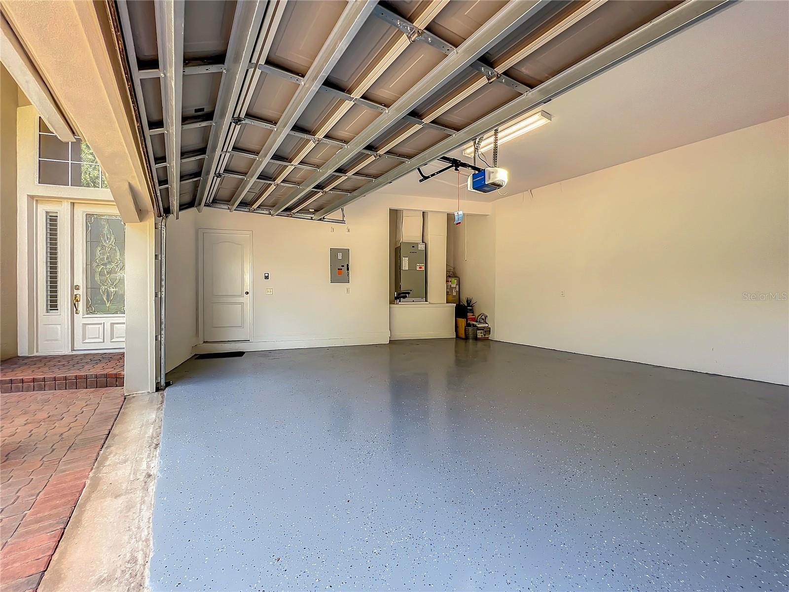 Epoxy Painted Garage Floor