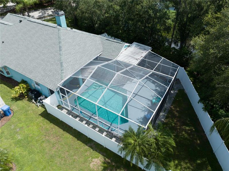 SPACIOUS FENCED YARD