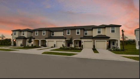 Front of townhome