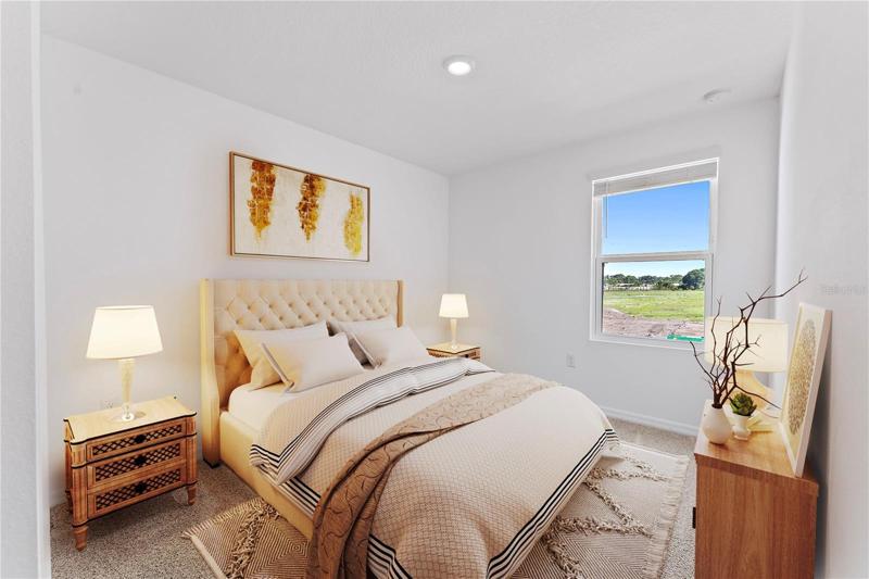 2nd bedroom set up(staged)