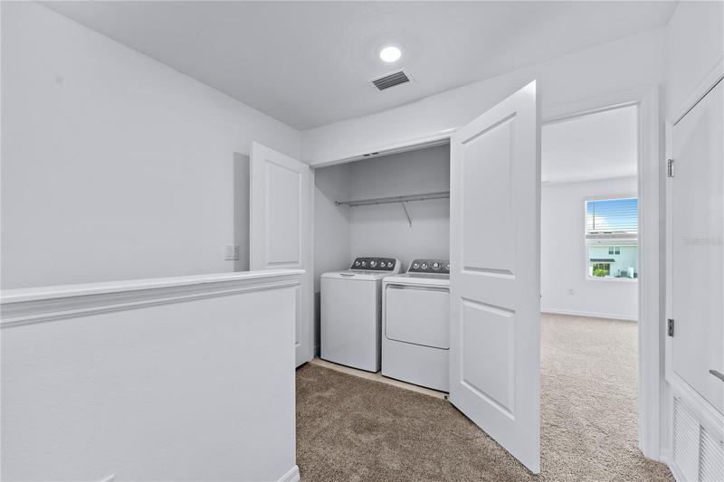 Laundry closet