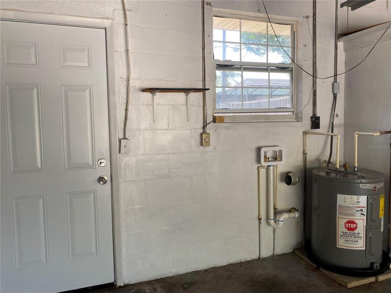 NEW WASHER/DRYER HOOK UP IN GARAGE