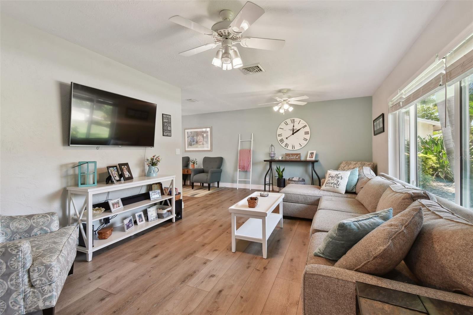 Walk in to your living room