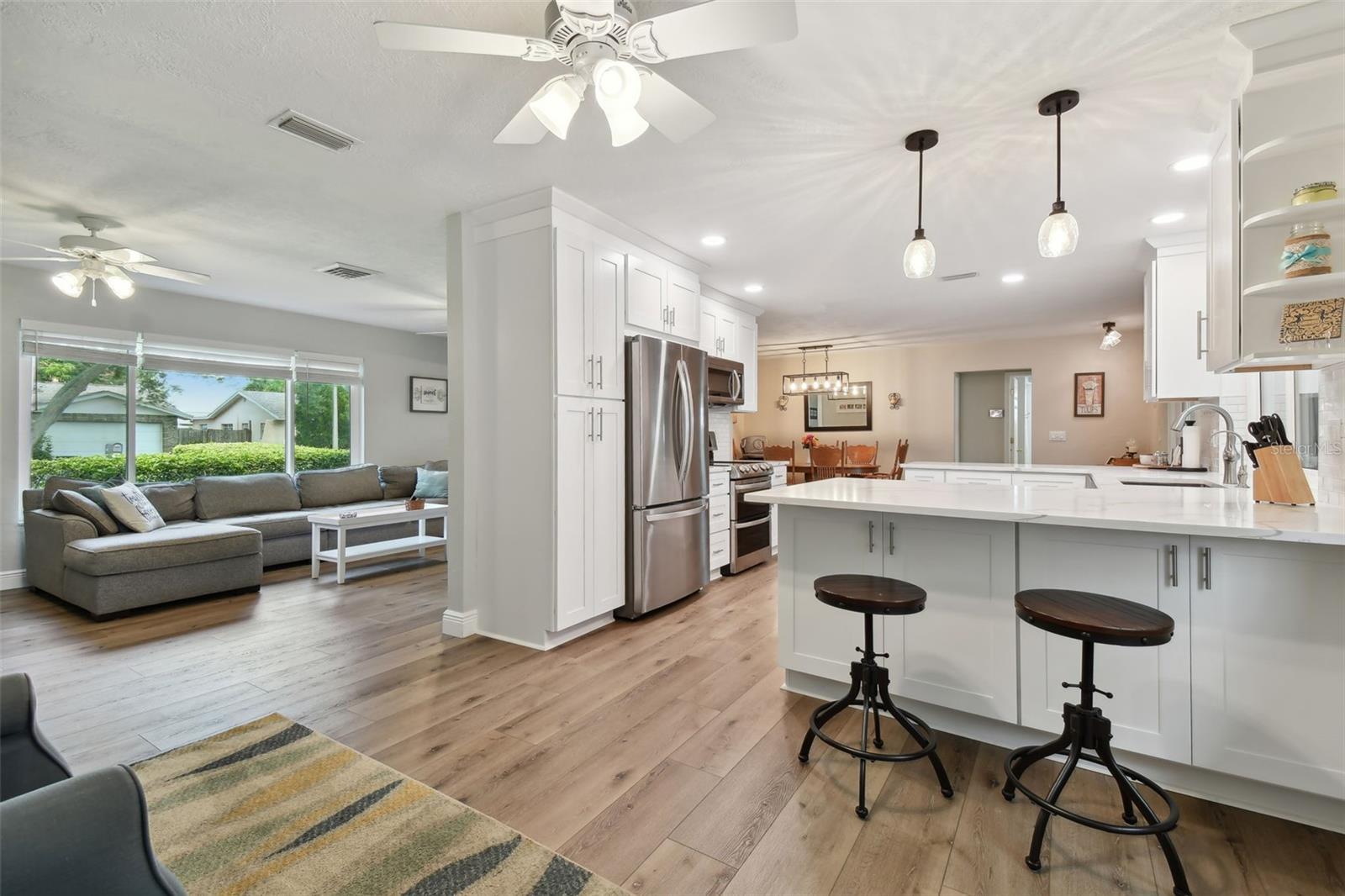 View from the Master Bedroom into your living space