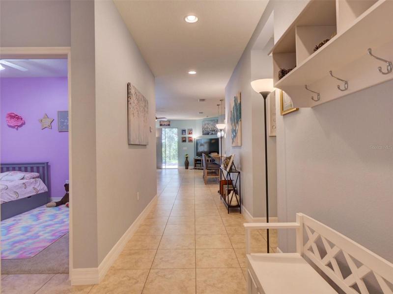Hallway to Living Area