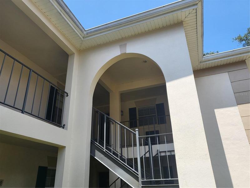 front of condo