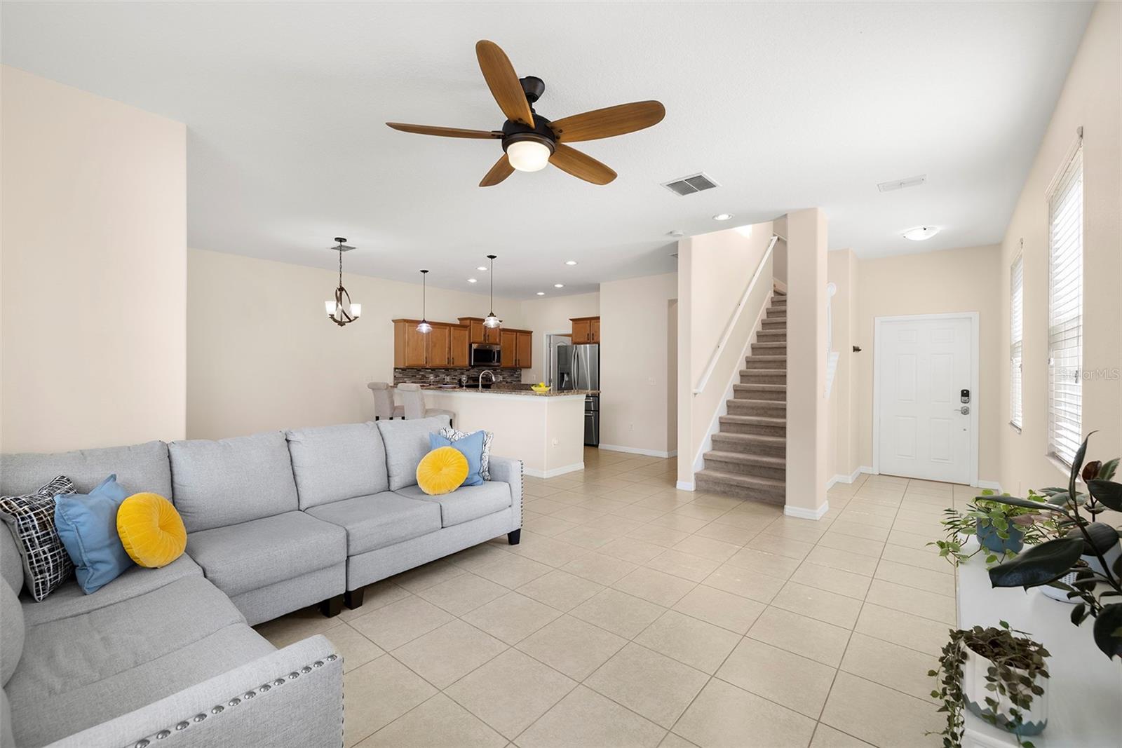 Great Room is Large and very accommodating!