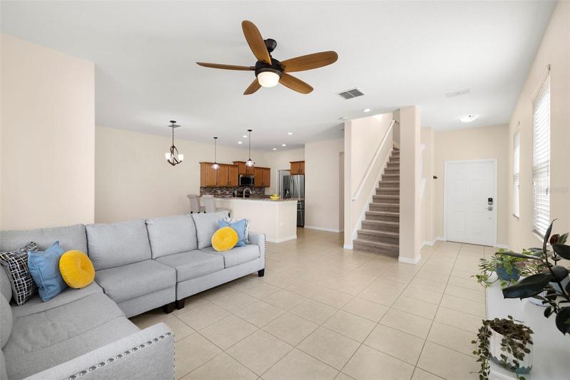 Great Room is Large and very accommodating!