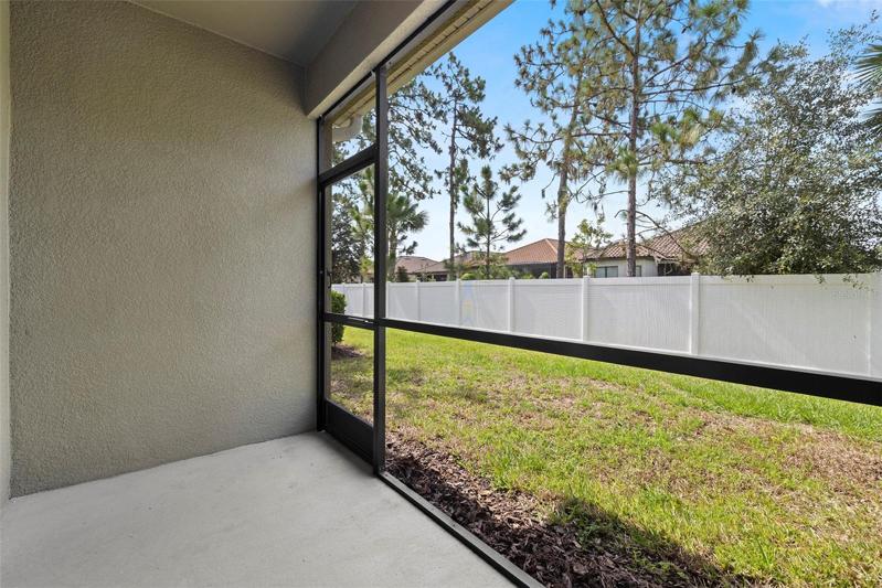 The Screened Underroof Patio is wonderful!