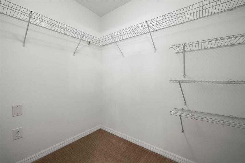 Master Closet makes this Master Suite Perfect!