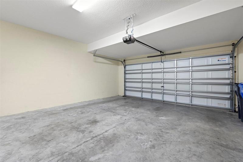 The Garage is oversized and fit 2 SUVS easily!