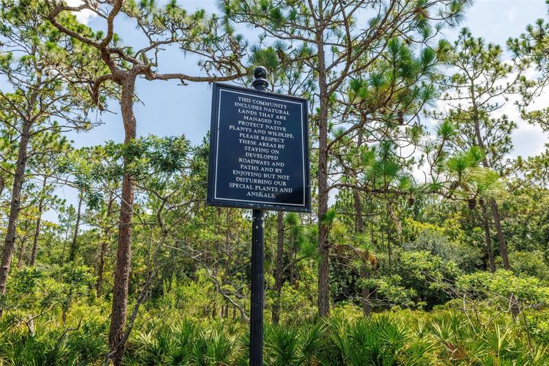 Nature Trail is just a special feature of this Community but also that the entrance is in Your Cul de Sac!  Easy Access to enjoy walking again!