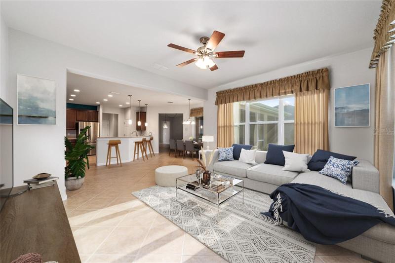 Living RoomVirtually Staged