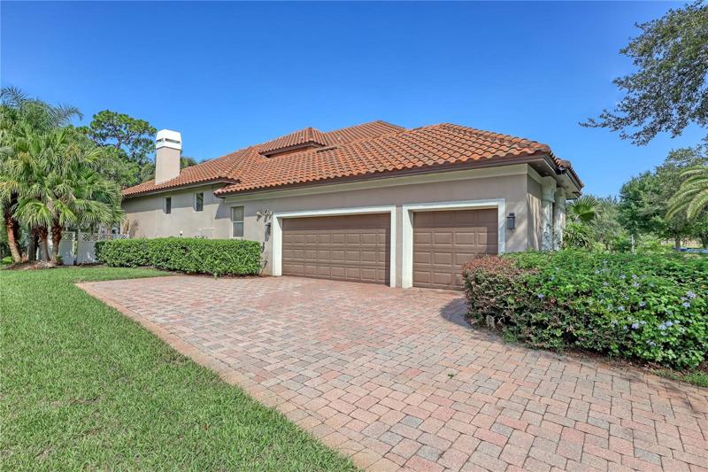 three-car garage