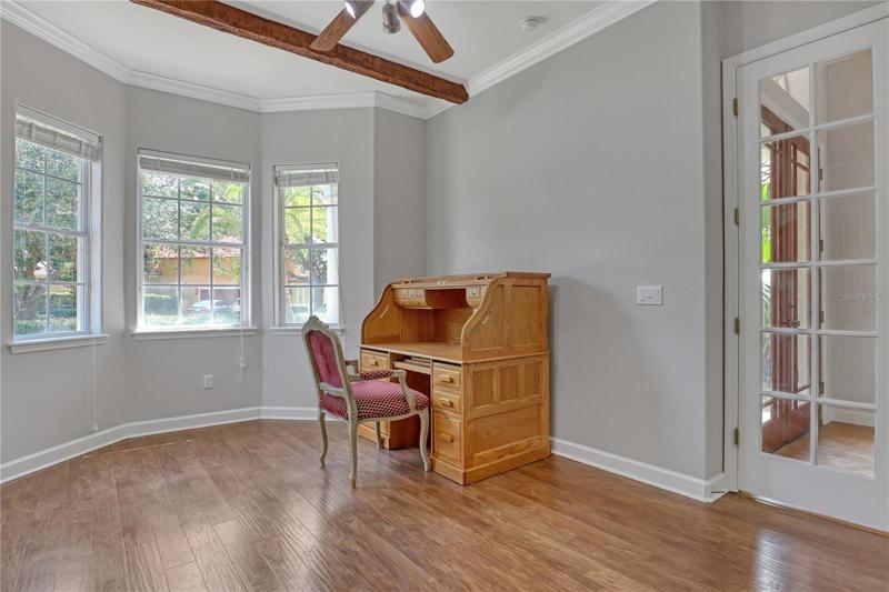 The first floor office with double door