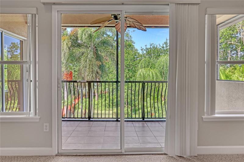 second floor screened patios with water views