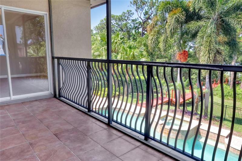 second floor screened patios