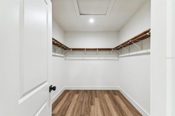 Master closet